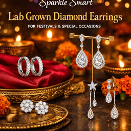 Sparkle Smart: Lab Grown Diamond Earrings for Festivals & Special Occasions