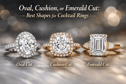 Oval, Cushion, or Emerald Cut: Best Shapes for Cocktail Rings