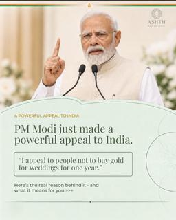 PM Modi Said Don't Buy Gold for a Year. Here's the Smarter Thing to Do Instead.
