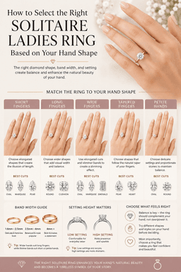 How to Select the Right Solitaire Ladies Ring Based on Your Hand Shape