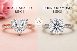 Heart Shaped Rings vs. Round Diamond Rings: Which Is Right for You?
